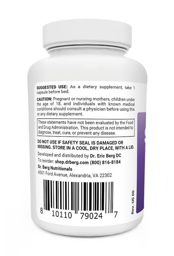 Dr. Berg Sleep aid vegan formula directions | Dr. Berg